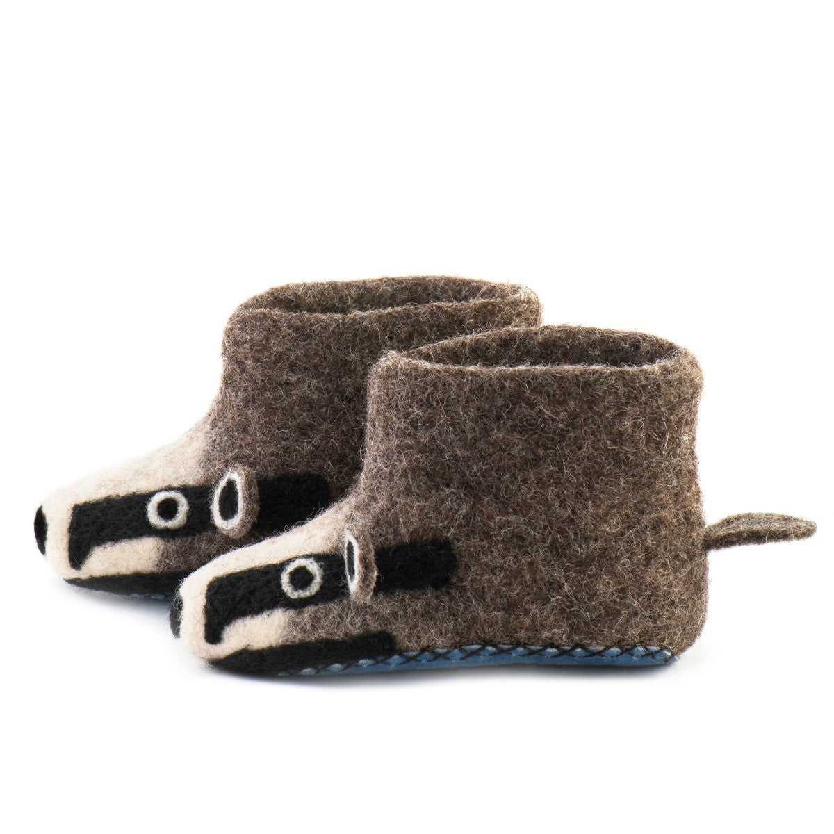 Wolf and badger online slippers